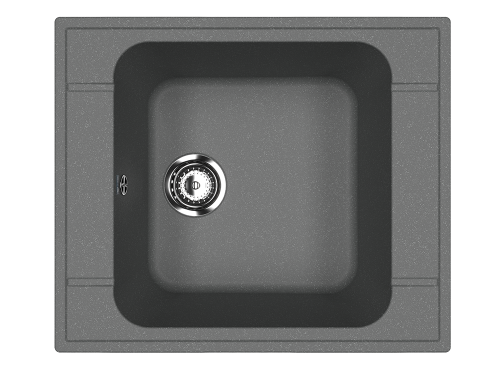 Кухонная мойка Ulgran Classic U-604-343 60х50 цвет серый