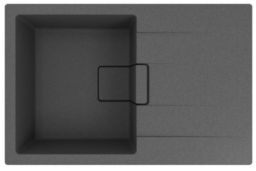 Кухонная мойка Florentina Ривьера 780 20.480.C0780.102 80х50 цвет серый поверхность матовая