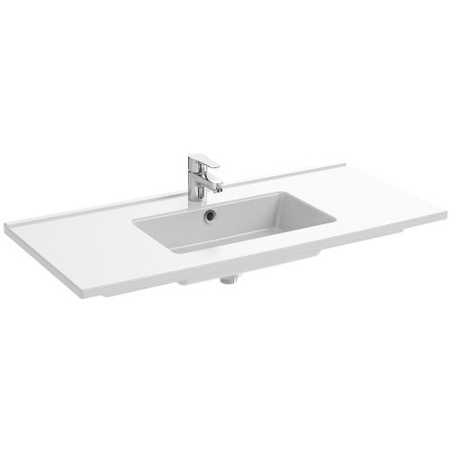 Раковина керамическая Jacob Delafon Ola EXUA112-00 100х50 подвесная цвет белый 1 отверстие под смеситель