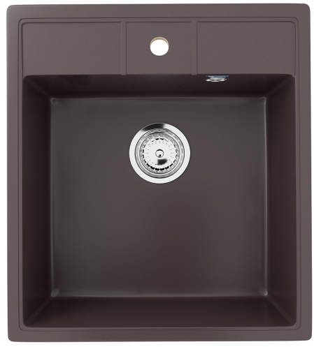 Кухонная мойка Ulgran Classic U-406-345 45х50 цвет коричневый