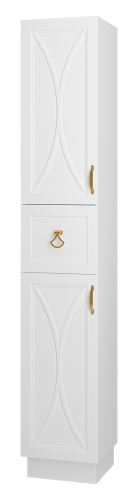 Шкаф-пенал Misty Амбра П-Амб050-011Л 40х200 напольный