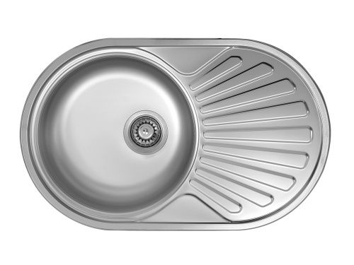 Кухонная мойка Ukinox Фаворит FAP770.480 -GT8K 2L 75х50 цвет хром поверхность полированная