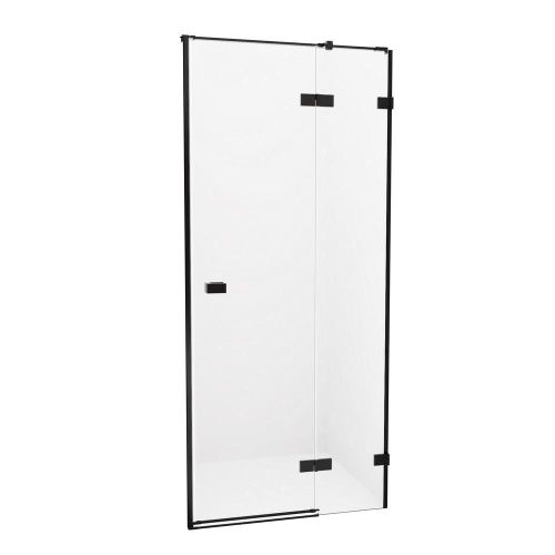 Душевая дверь New Trendy AVEXA Black EXK-1549 90х200 стекло прозрачное профиль черный
