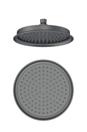 Верхний душ Wonzon & Woghand WW-88DP05-BGM 25х25 серый