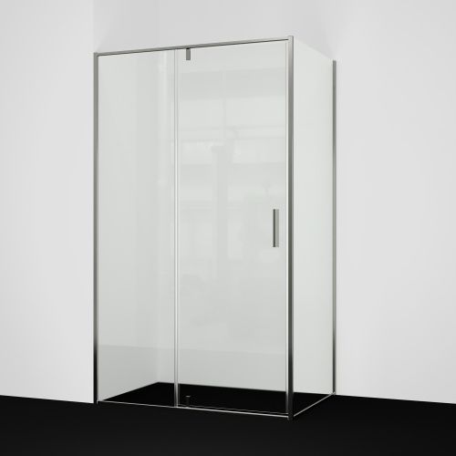 Душевой уголок Wasserkraft Spree 14P 14P17 100х80 стекло прозрачное профиль никель без поддона