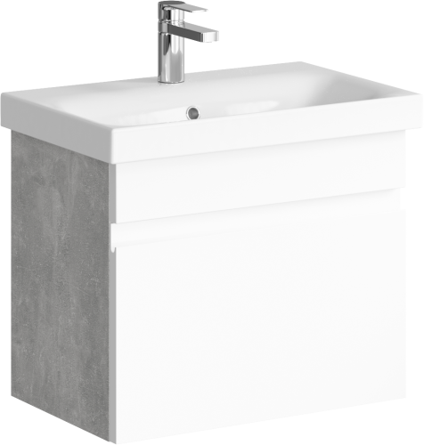 Тумба под раковину Aqwella Y SRT0106BS 60х40 подвесная цвет серый