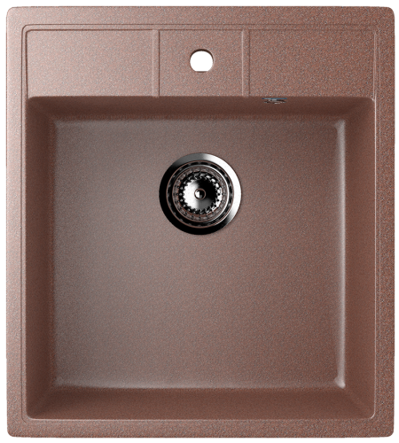 Кухонная мойка Ulgran Classic U-406-307 45х50 цвет коричневый