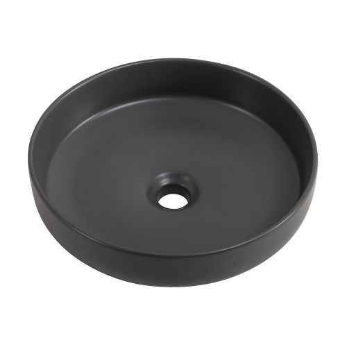 Раковина керамическая Cezares CZR-6595-GO 40х40 накладная цвет серый без отверстий под смеситель