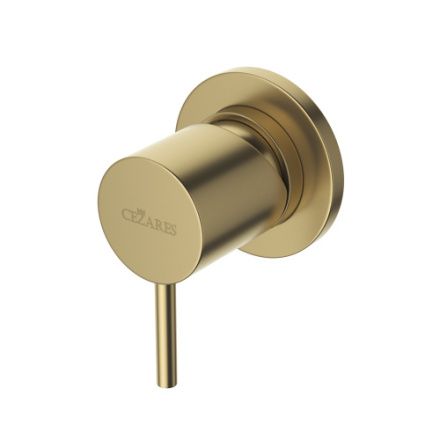 Смеситель Cezares LEAF LEAF-DIM-L-SR встраиваемый в стену золото
