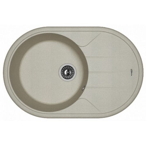 Кухонная мойка Florentina Лотос 780 20.295.C0780.305 80х50 цвет серый поверхность матовая