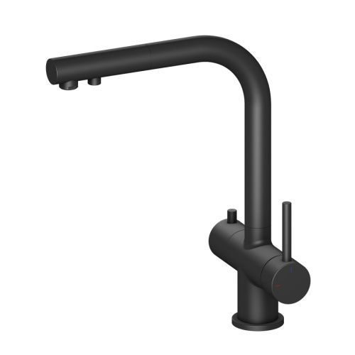 Смеситель для кухни Timo Saona 2356/03FL на мойку черный