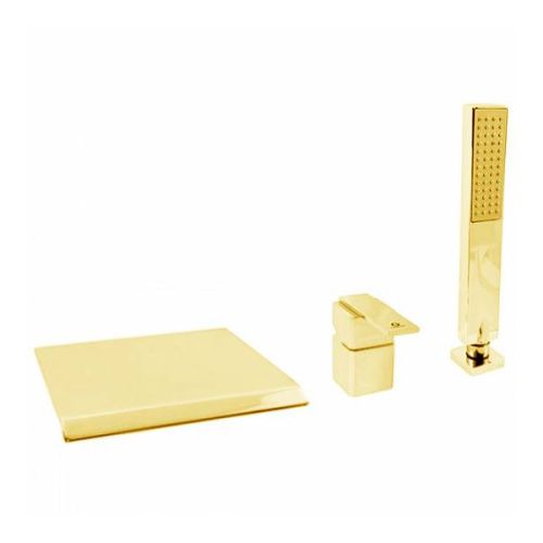 Смеситель RavSlezak LR574.5YZ на борт ванны золото