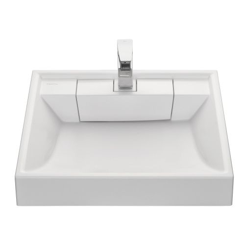 Раковина из искусственного камня Aquaton Рейн 1A72103KRW010 60х50 накладная цвет белый 1 отверстие под смеситель