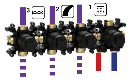 Встраиваемая часть смесителя Almar Water Control Modular E176909