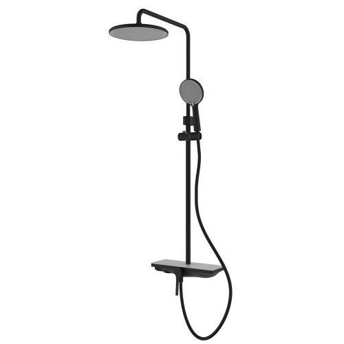 Душевая стойка Azario Ginkgo AZ-VPW238V95PA-1DJ1K22-ZH3A55 настенная цвет черный