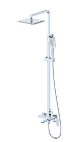 Душевая стойка Wonzon & Woghand Diamond WW-88739011-CR настенная цвет хром