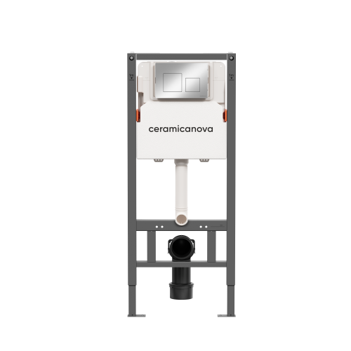 Инсталляция для унитаза с кнопкой Ceramica Nova Balance/Square CN121002CH
