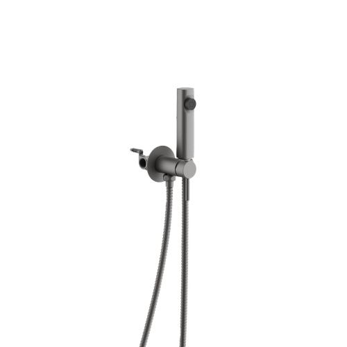 Гигиенический душ со смесителем Belz B804 B55804-3 оружейная сталь