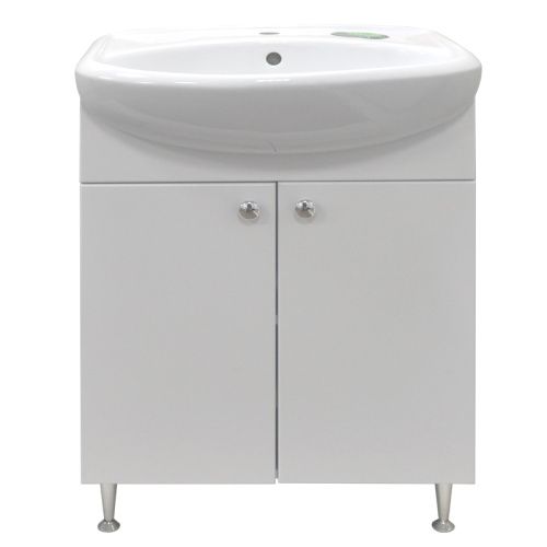 Тумба с раковиной Loranto Моника New CS00076240 60х30 напольная цвет белый