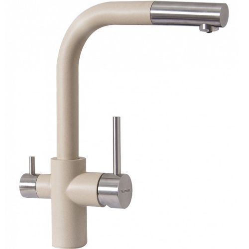 Смеситель для кухни Florentina Кристалл 333.32H.2123.107 на мойку бежевый