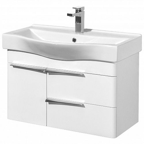 Тумба под раковину Aquaton Беверли 1A235501BV010 80х40 подвесная цвет белый
