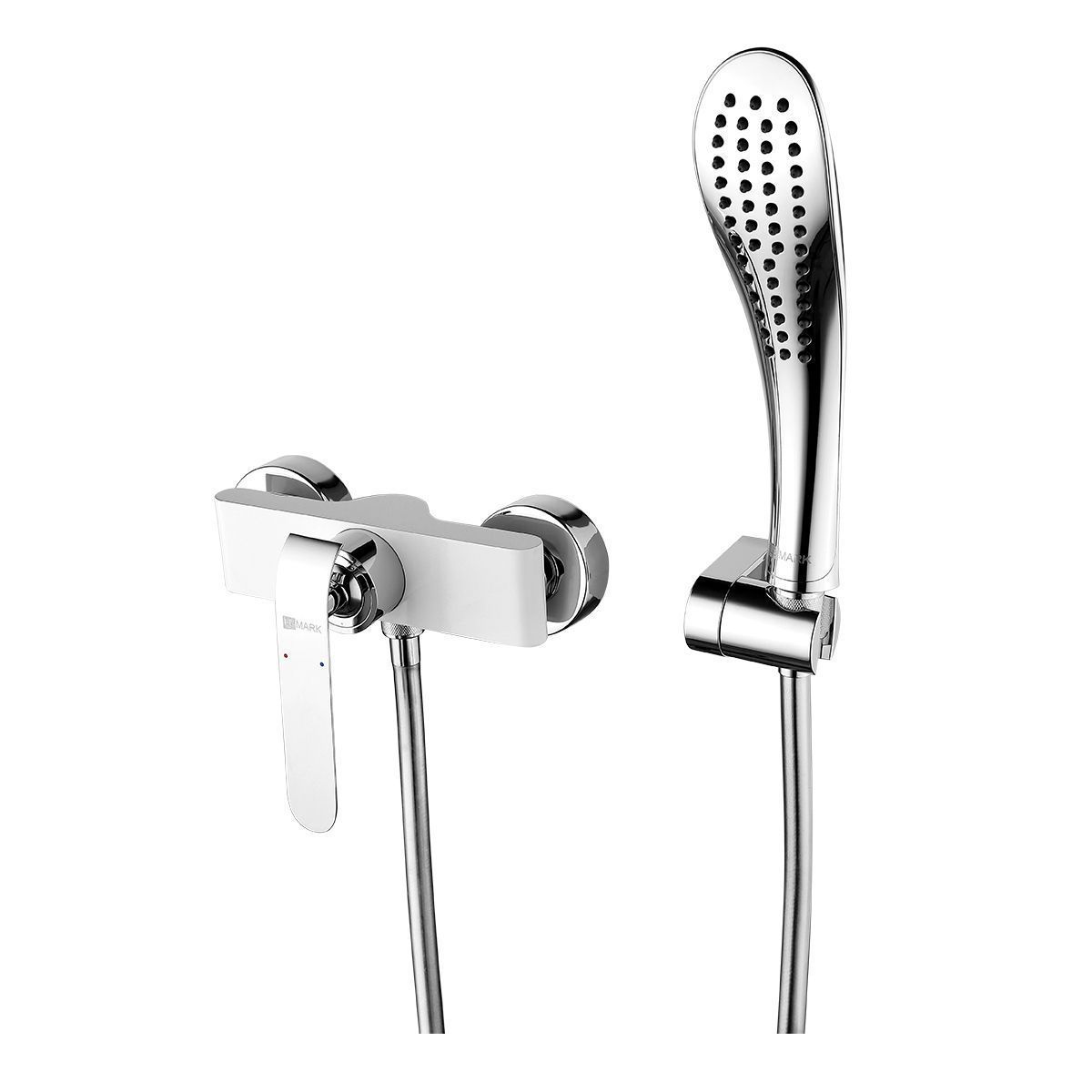 Смеситель для душа LeMark Melange LM4933CW настенный белый/хром