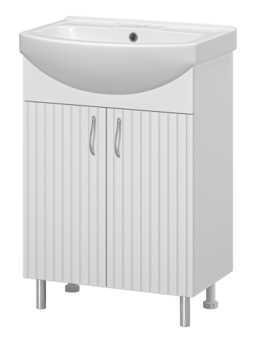 Тумба под раковину Misty Изео Э-Изе01060-021Н 60х30 напольная цвет белый