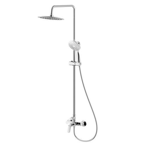 Душевая стойка Rossinka RS45 RS45-45 настенная цвет хром