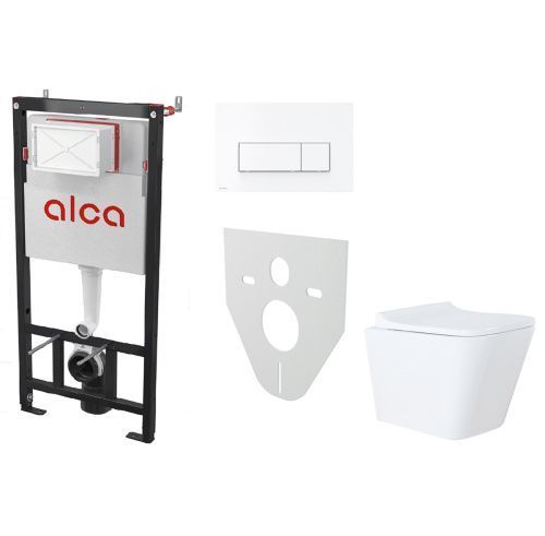 Комплект Комплект унитаз с инсталляцией и клавишей смыва и клавишей смыва Azario AM101/1120-4:1 RU M570-0001+AZ-0052