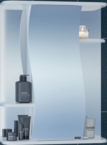 Зеркало-шкаф СанТа Лира 101052 60х80 подвесной цвет белый