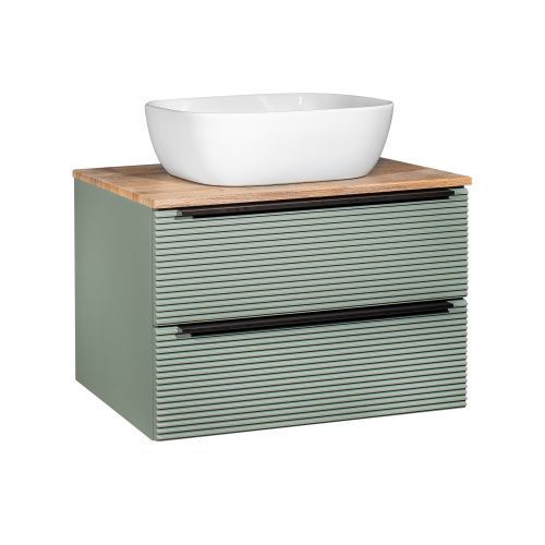Тумба под раковину Runo Орлеан 00-00002020 70х50 подвесная цвет зеленый