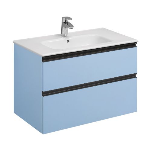 Тумба под раковину Roca DOMI Z.RU93.0.787.1 80х50 подвесная цвет голубой