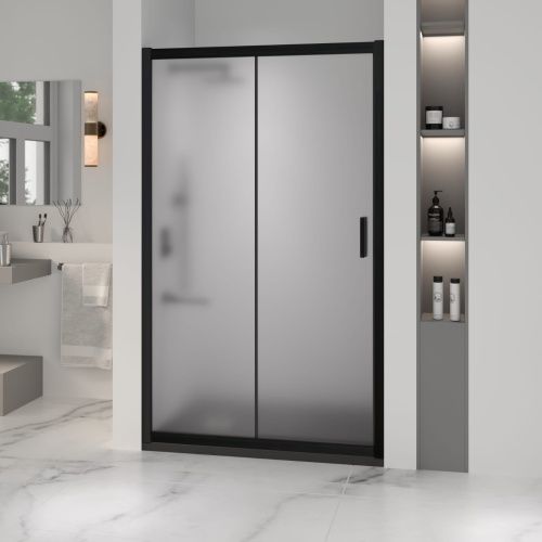 Душевая дверь RGW Passage 350801612-24 120х195 стекло матовое профиль черный