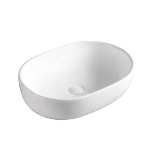 Раковина из сантехнического фарфора WesnaArt Nova 4030-NOV03 50х40 накладная цвет белый