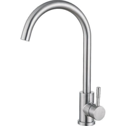 Смеситель для кухни Haiba HB71304-3 на мойку нержавеющая сталь