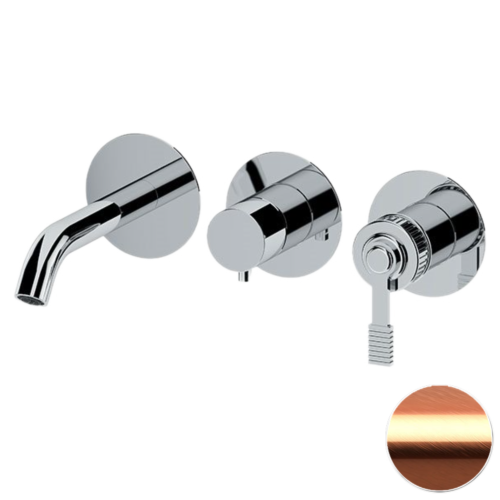 Смеситель для ванны Remer Atelier AL54D3PRP встраиваемый в стену медь