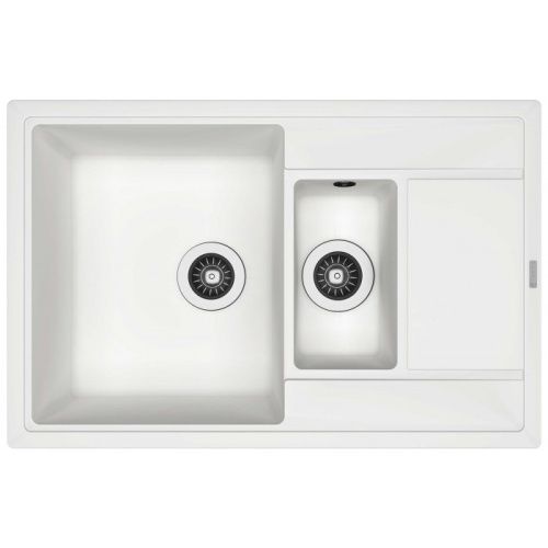 Кухонная мойка Florentina Липси 780_К 20.250.D0780.201 80х50 цвет белый поверхность матовая