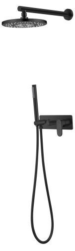 Душевая система Boheme Spectre 454-B встраиваемая в стену цвет черный