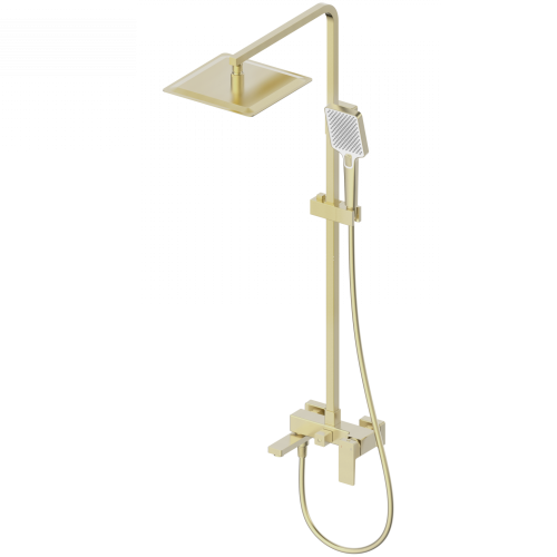 Душевая стойка Wonzon & Woghand Cube 2.0 WW-88047068-BG настенная цвет золото
