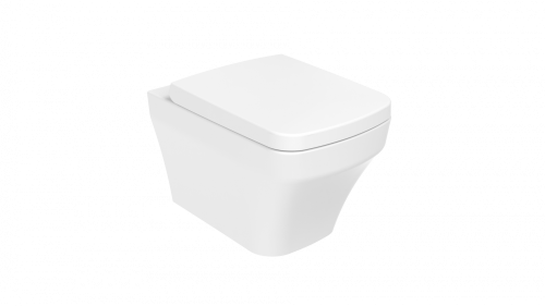 Чаша унитаза подвесная Creavit Solo SO321-00CB00E-0000 цвет белый без сиденья смыв торнадо