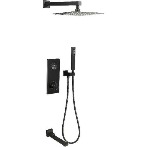 Душевая система ALMAes Ebro TVZ-8801 встраиваемая в стену цвет черный