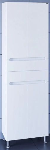 Шкаф-пенал СанТа Лондон 524004 60х190 напольный цвет белый