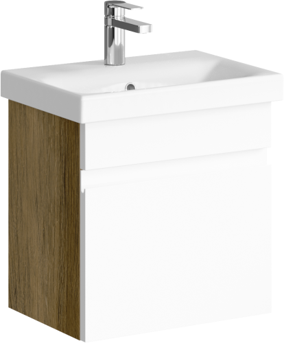 Тумба под раковину Aqwella Y SRT0105DB 50х30 подвесная цвет коричневый