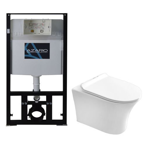 Комплект унитаз с инсталляцией Azario  AZ-8010-1000+AZ-2617E