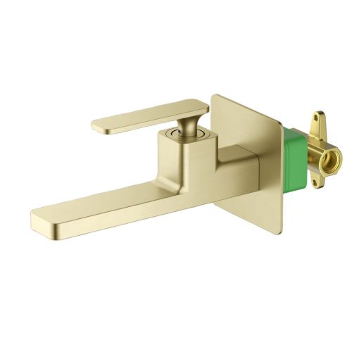 Смеситель для раковины Timo Torne 4372/17SM встраиваемый в стену золото