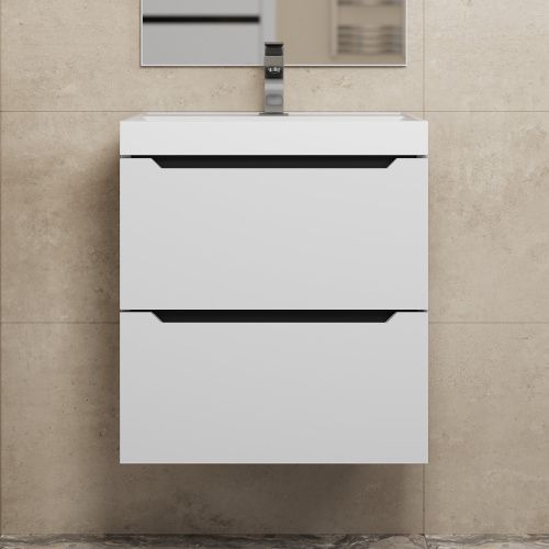 Тумба под раковину Uperwood Tanos 2191020002 50х50 подвесная цвет белый