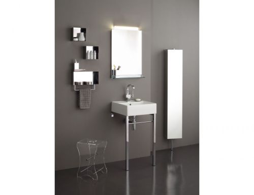 Консоль под раковину Stil Haus Inox INOX867(08) 50х50 напольная цвет хром