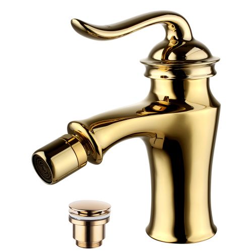 Смеситель LeMark Brava LM4708G на биде золото