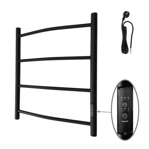 Полотенцесушитель электрический Маргроид Вид 4 04-6050-1049-9005R 55х60 черный