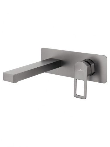 Смеситель для раковины Wonzon & Woghand Frame WW-88869010-BGM встраиваемый в стену серый